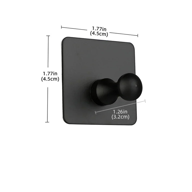 Self Adhesive Wall Hook Stainless Steel Towel Rack Bathroom Hardware Shelf Robe Hooks Hanger Shower Shelf Hanging Accessories