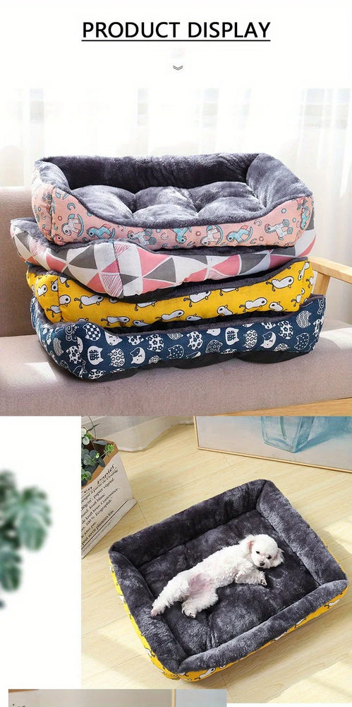 Winter Pet Dog Bed Sofa Mat Comfortable Cushion Sleeping Bed