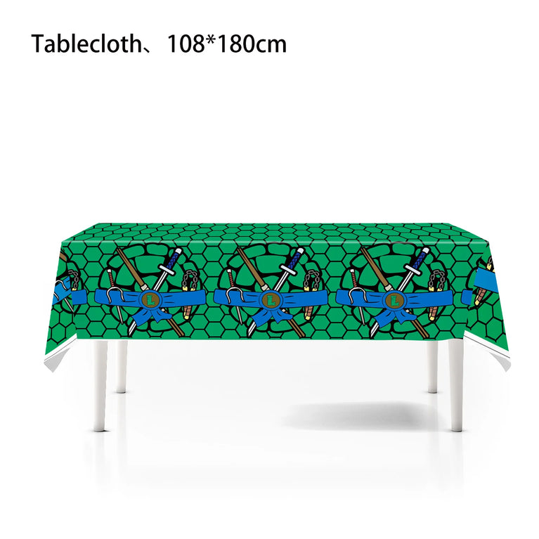 Decoration Birthday Turtlei Disposable Tableware Set Party