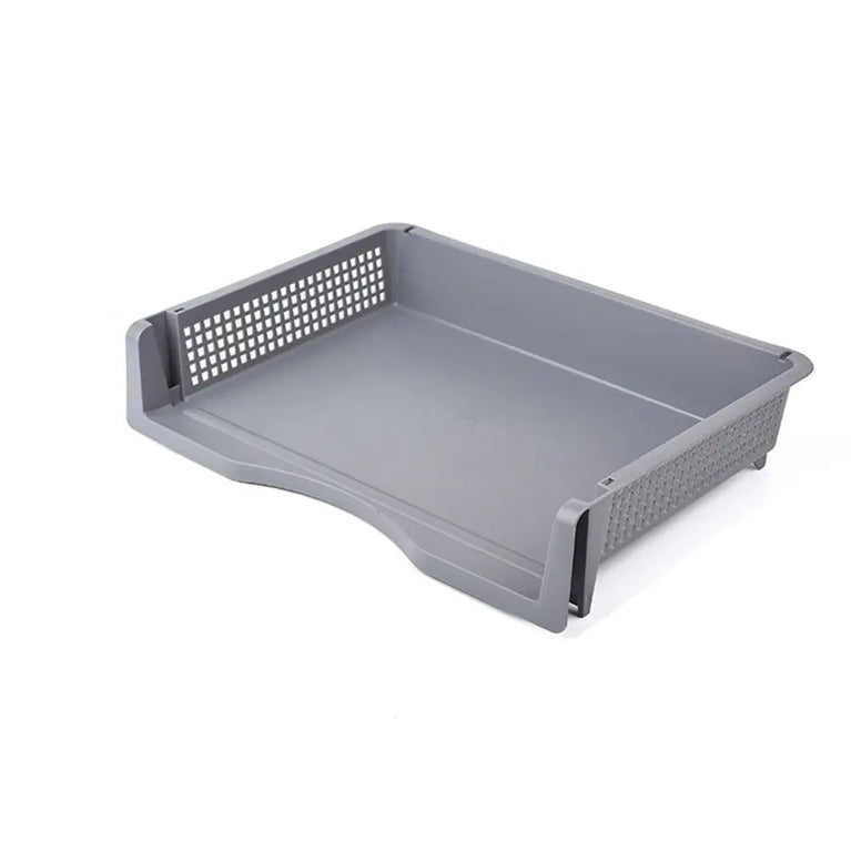 Stackable A4 Document Organiser | Laminated Plastic Desktop File Rack
