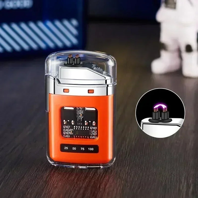 Electric Double Arc USB Plasma Lighter | Windproof Rechargeable Outdoor Tool