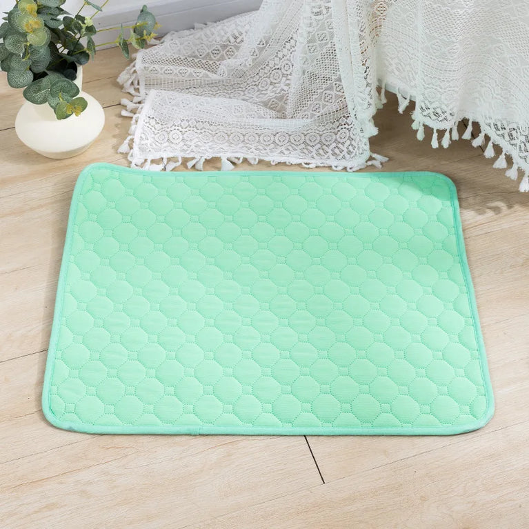 Washable Reusable Dog Pee Pad | 4-Layer Ultra Absorbent Mat