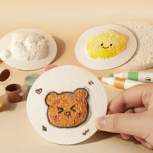3D Drawing Magic Canvas | Sponge Foam Texture Painting Paper for DIY Art