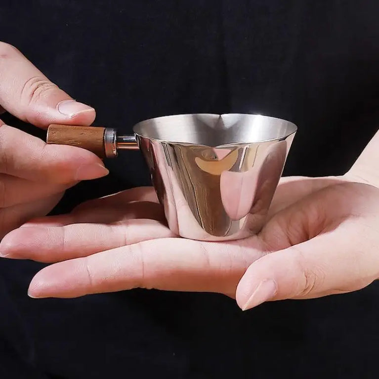 Stainless Steel Coffee Extraction Cup | Professional Espresso Measuring & Ounce Cup