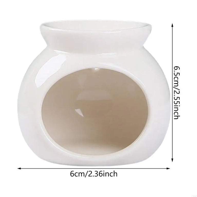 Minimalist Ceramic Incense & Wax Melt Burner | Portable Aromatherapy Diffuser