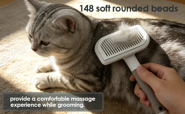 3-in-1 Multifunctional Pet Comb Cat Grooming Brush Hair Removal Tool
