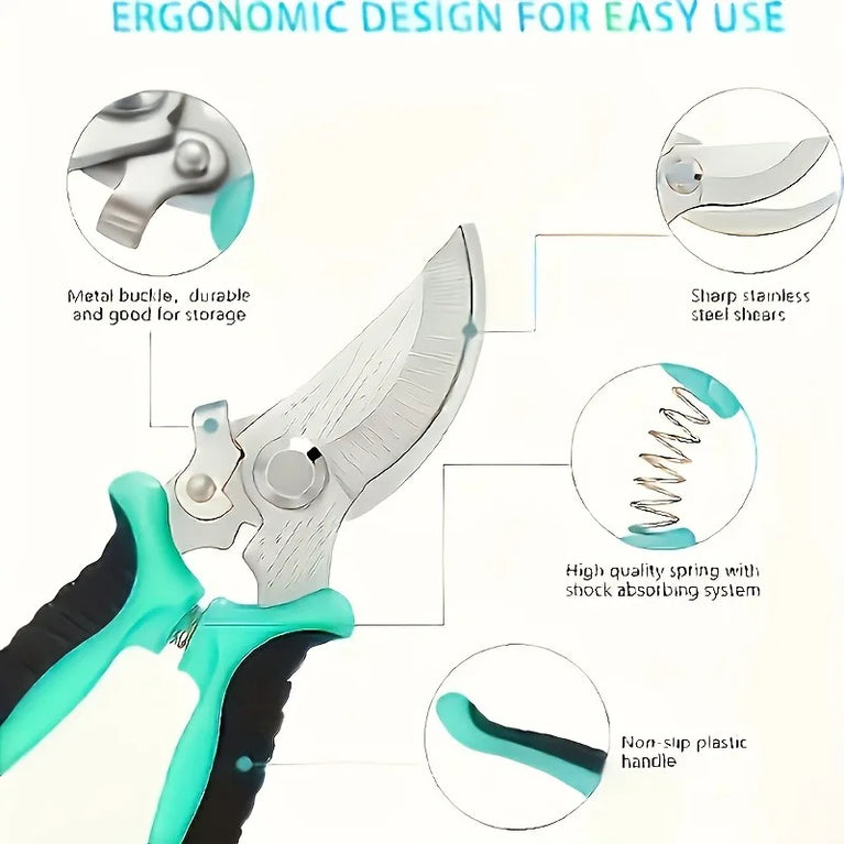 Easy Use Garden Scissors Hand Pruners Tree Pruner Tool