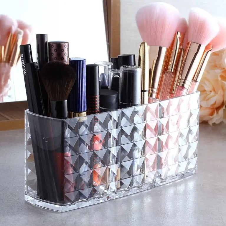 Multi-Functional Cosmetic Storage Box Desktop Organizer