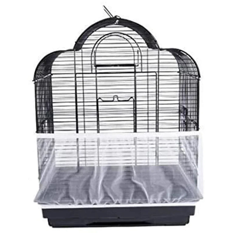Nylon Mesh Bird Cage Seed Catcher | Stretchy Airy Cage Skirt