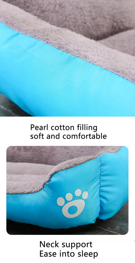 Soft Square Waterproof Large Dog Sofa Winter Warm Elastic Cushion Bed