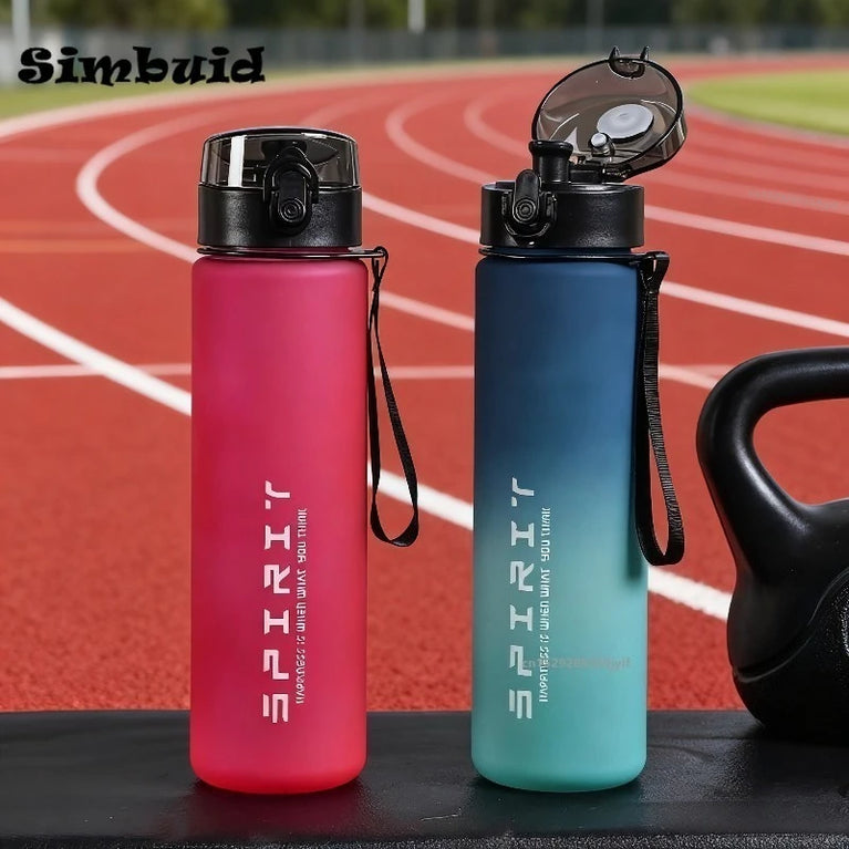 800ML Leakproof Sports Waterbottle With Time Marker Flask