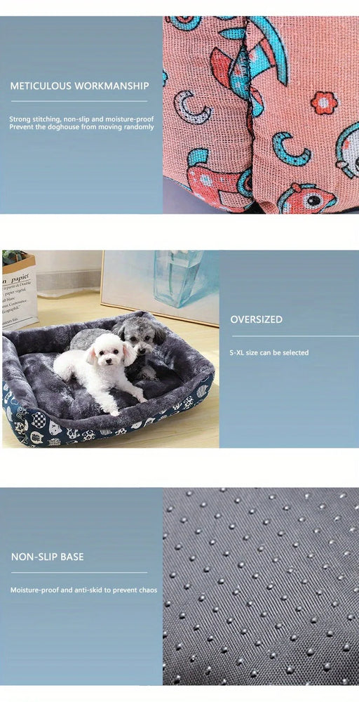 Winter Pet Dog Bed Sofa Mat Comfortable Cushion Sleeping Bed