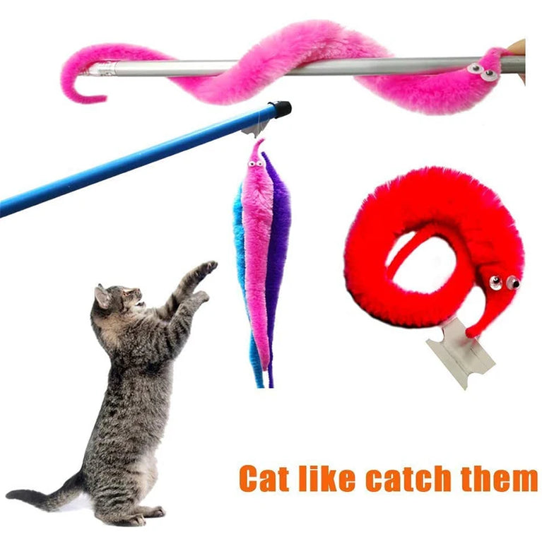 Wiggly Magic Worm | Invisible String "Fuzzy" Trick Toy