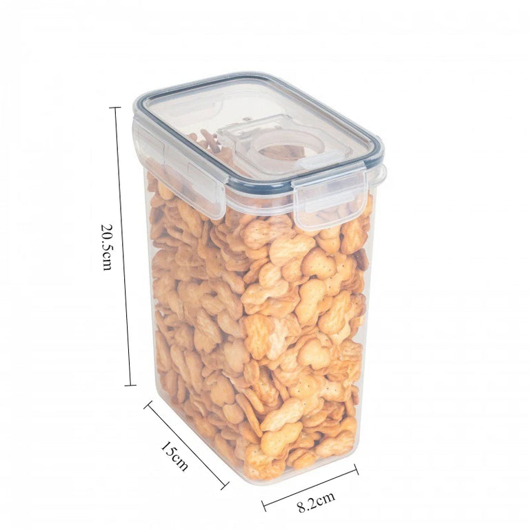Stackable Rice Storage Bucket Plastic Food Container with Silicone Seal Airtight Box