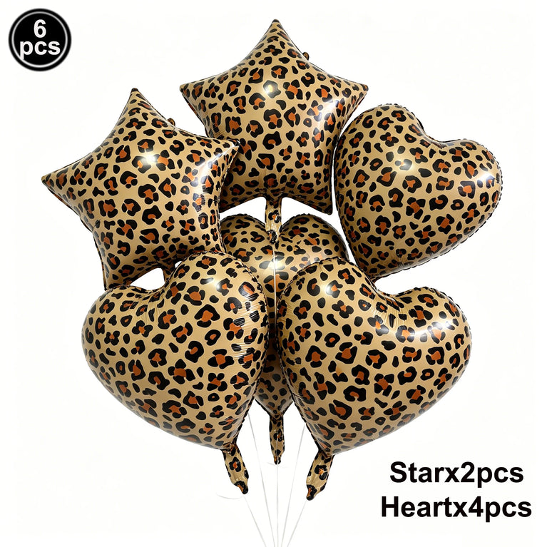 Leopard Print Birthday Party Disposable Tableware Set-Animal Theme Decor