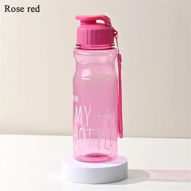 550ML Travel Sport Multi-Color Water Bottle Plastic Water Cup