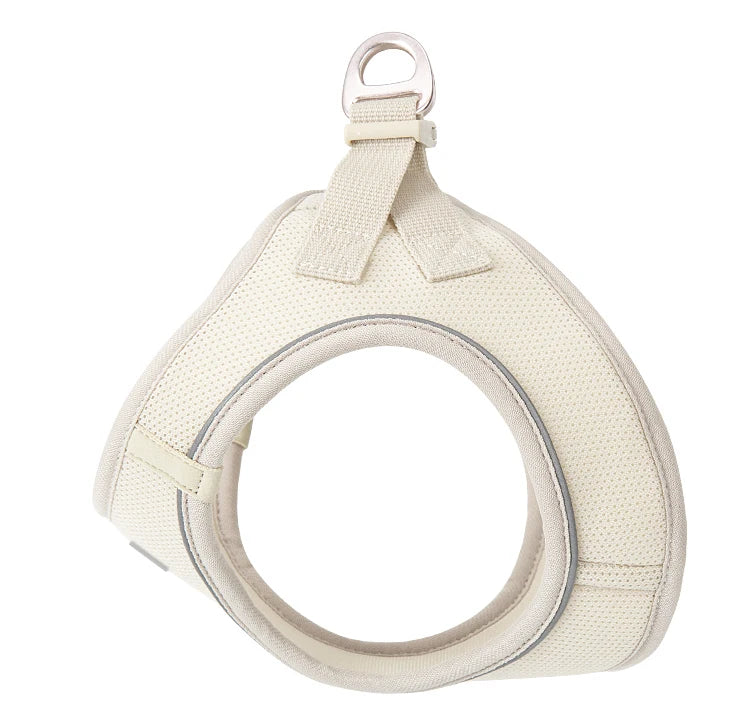 Adjustable Reflective Dog Harness Leash Set Step-In Soft Air Mesh Vest