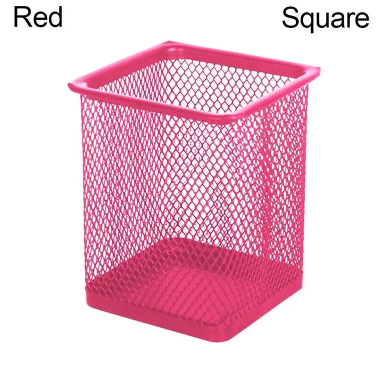 Multifunction Mesh Pen Pot Desk Tidy Stationery Organiser
