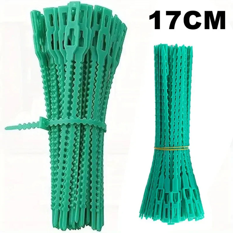 Reusable Garden Cable Ties | Adjustable Plant & Shrub Support Fasteners
