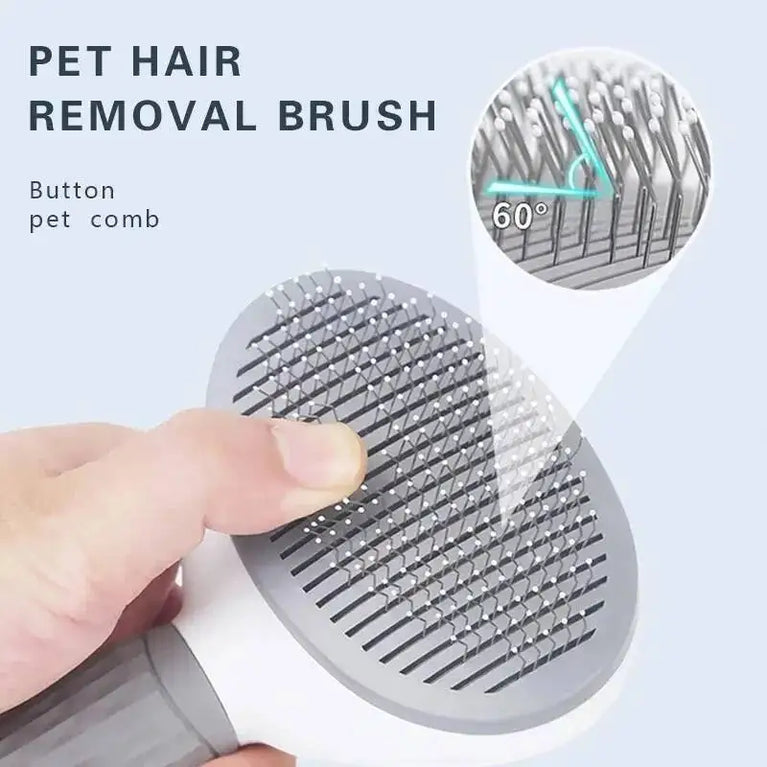 Pet Dog Brush Cat Comb Self Cleaning Pet Hair Remover Dematting Grooming Tool
