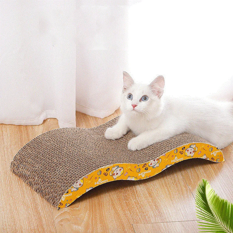 Cat Toys Cat Scraper Sharpening Claw Corrugated Cardboard Scratch Board Sofa Protector