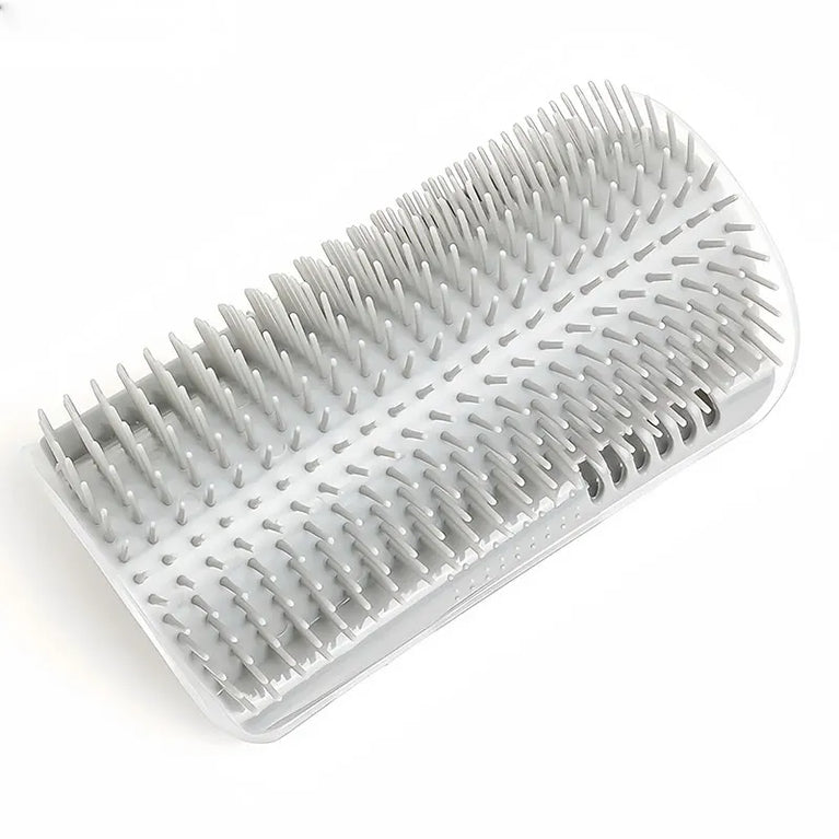Cat Self Groomer Wall Corner Scratcher Massage Brush Pet Hair Remover Tool