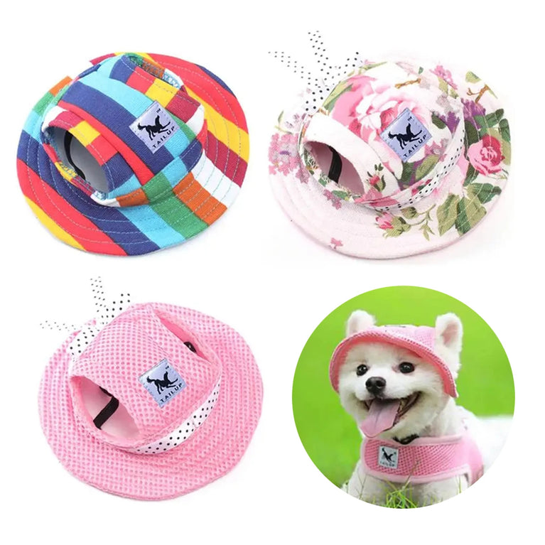Dog Outdoor Baseball Cap | Breathable Mesh Sun Visor Hat