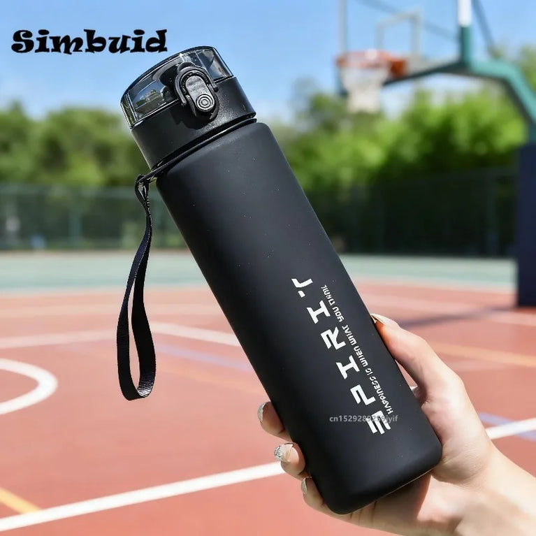 800ML Leakproof Sports Waterbottle With Time Marker Flask