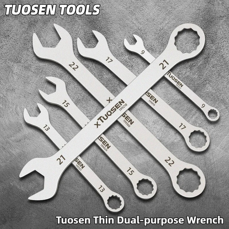 Ultra-Thin Combination Wrench | Precision Dual-Purpose Hand Tool