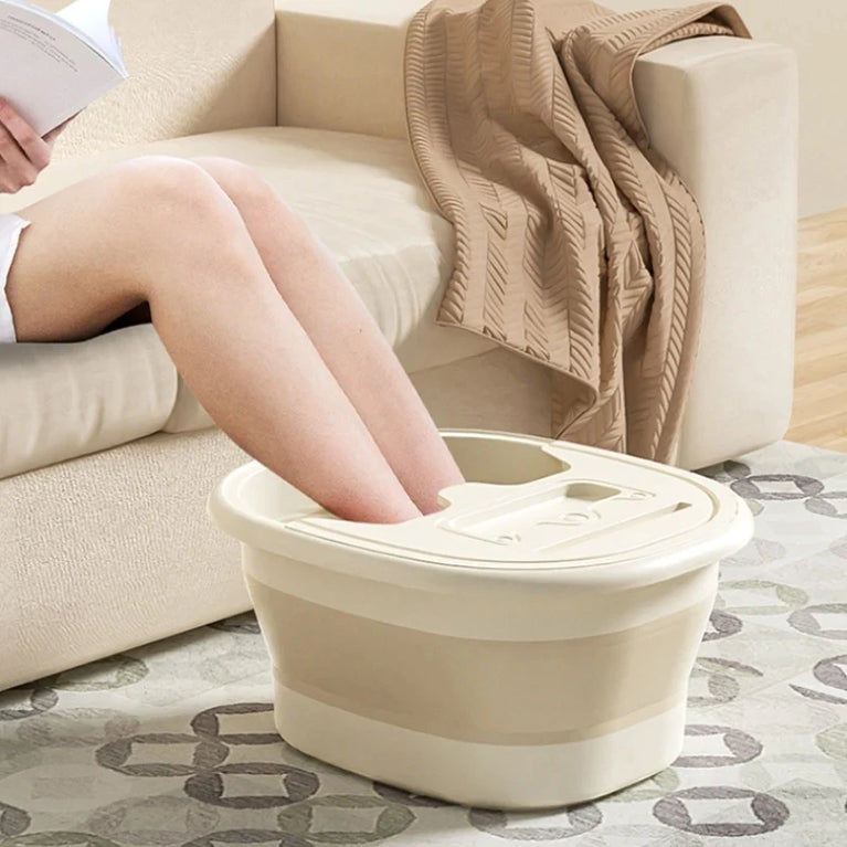 Portable Foldable Foot Bath Tub | Space-Saving Adult Foot Soak & Massage Basin