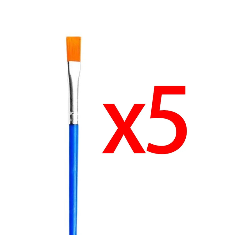 Nylon Bristle Artist Paint Brushes | Versatile Professional & Student Painting Tools