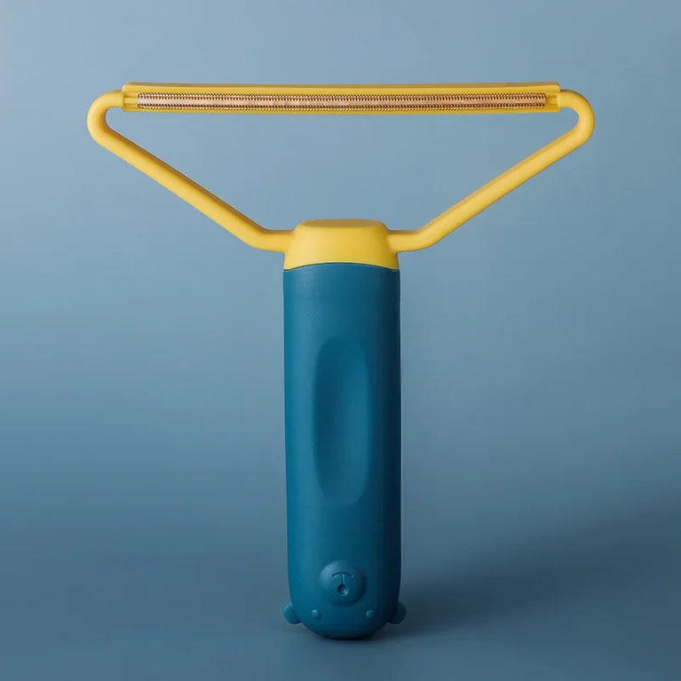 Portable Double-Sided Pet Hair Remover | Silicone Grooming & Lint Brush
