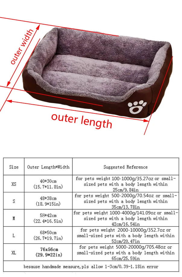 Colorful Warm Dog Bed Cat Heating Pad Cooling Bed Cat Mattress