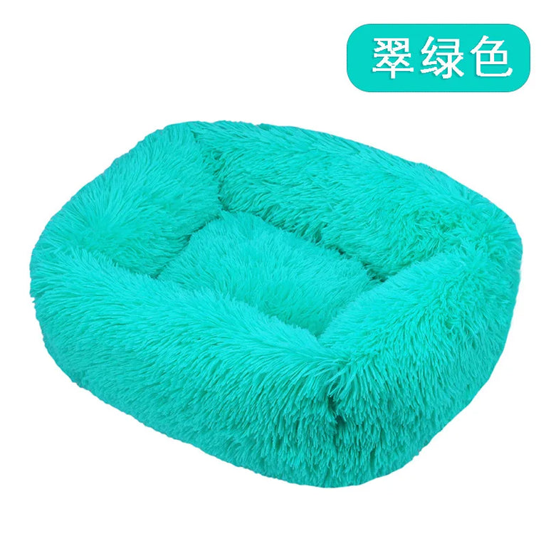Super Soft Plush Pet Bed Dog Basket Cushion Sleeping House