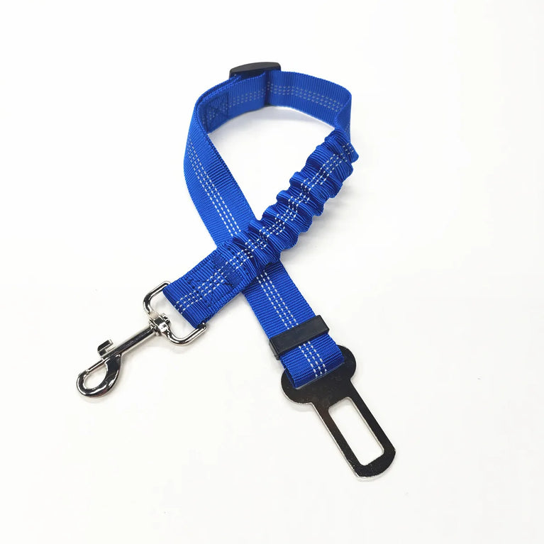 Adjustable Reflective Dog Car Seat Belt Harness With Lights Safety Travel Belt