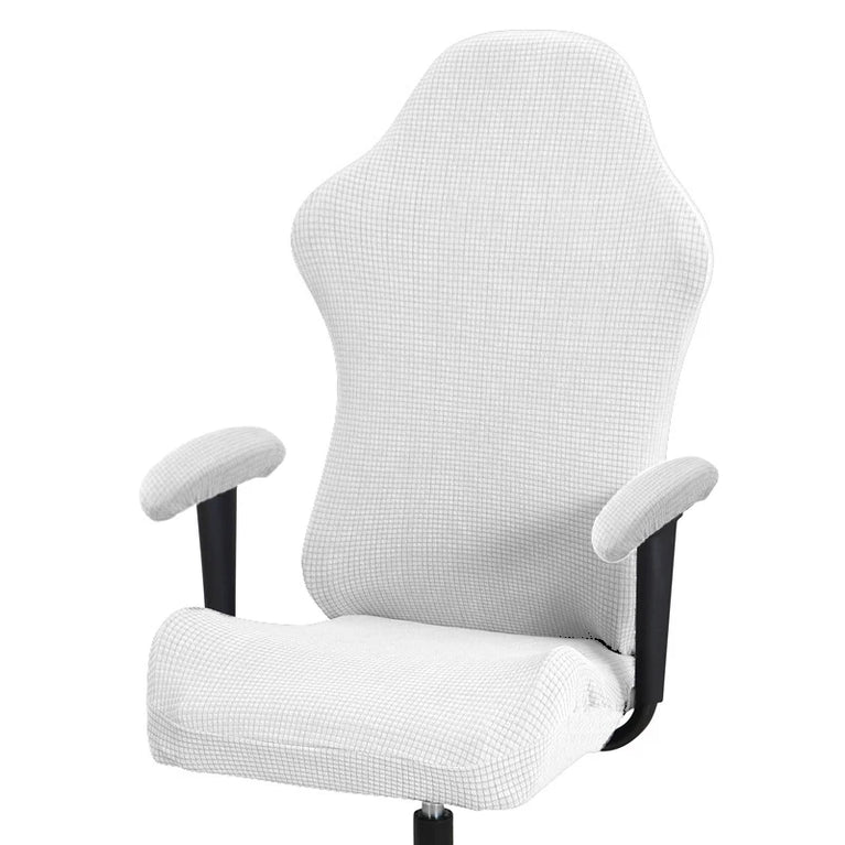 Thick Jacquard Gaming Chair Cover | Stretchy Polyester Office & Racing Chair Slipcover
