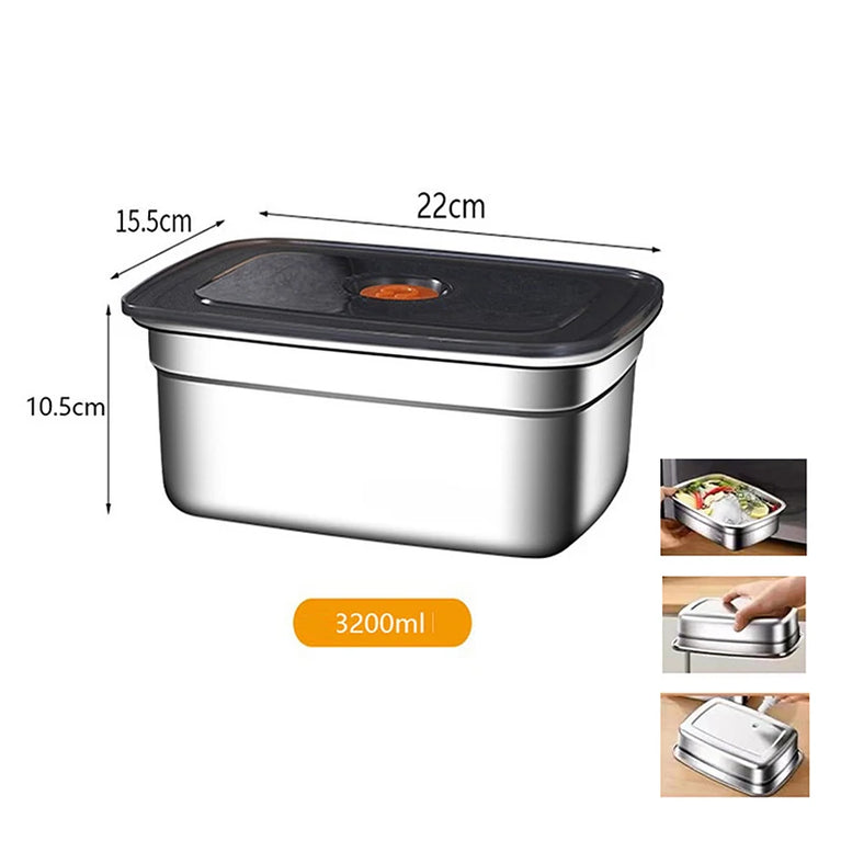 304 Stainless Steel Leakproof Lunch Box Bento Container Storage Box