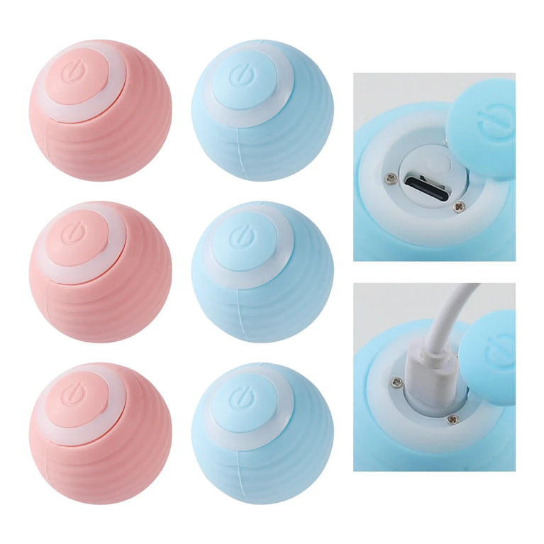 Smart Electric Rolling Cat Toy Ball Interactive Auto Moving Fun