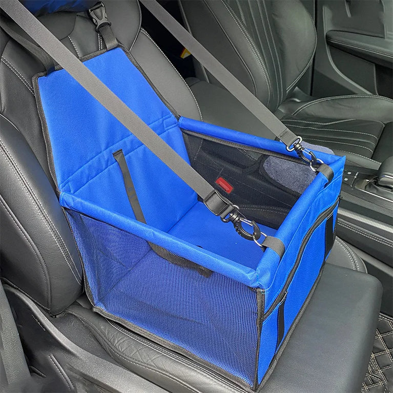 Dog Car Seat Cover Folding Hammock Pet Car Travel Booster Seat Basket