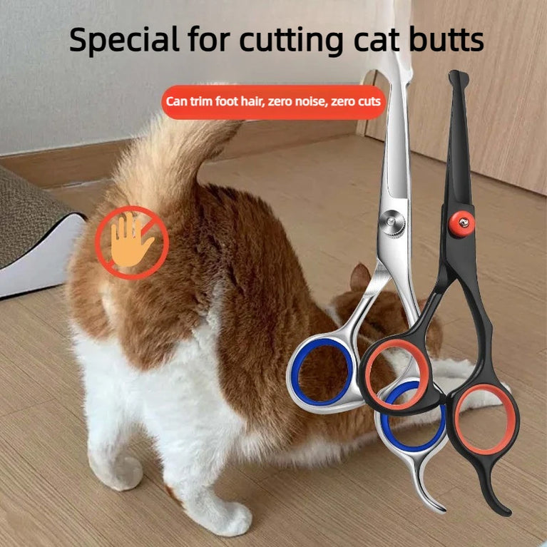 5.5-Inch Pet Grooming Scissors | Precision Trimming for Cats & Dogs