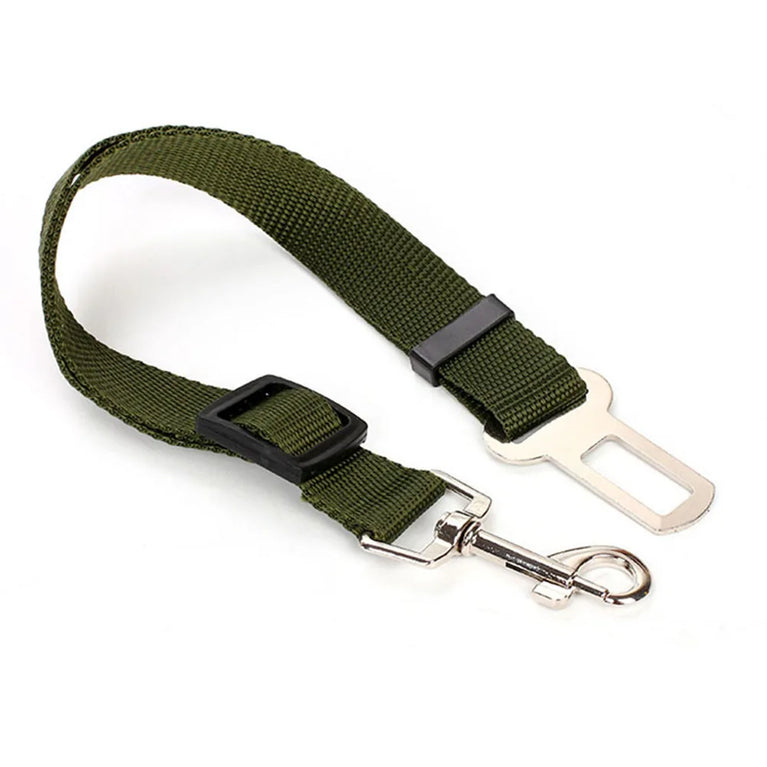 Adjustable Reflective Dog Car Seat Belt Harness With Lights Safety Travel Belt