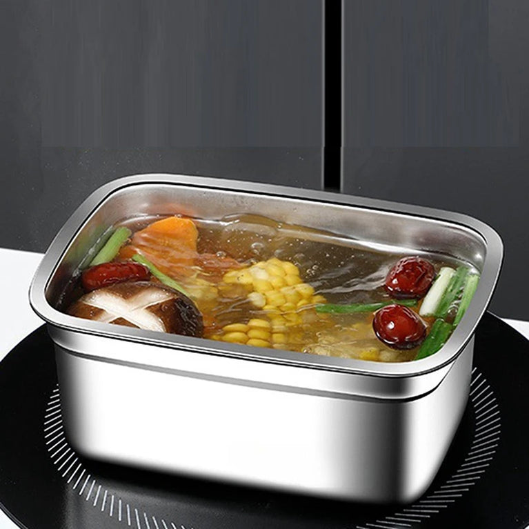 304 Stainless Steel Leakproof Lunch Box Bento Container Storage Box