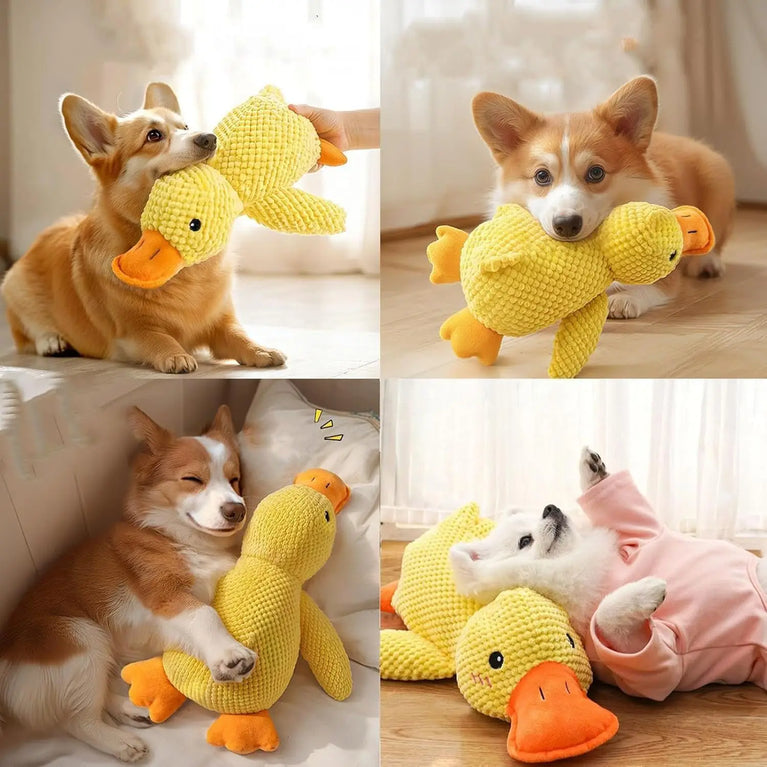 Duck Dog Toy Plush Chew Resistant Durable Dog Toy Quacking Sound