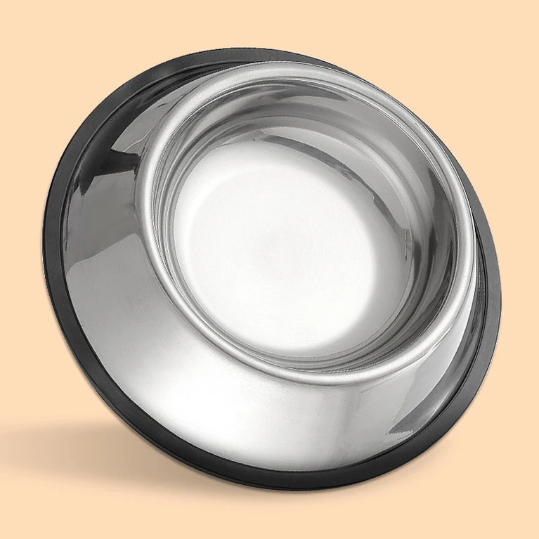Anti-Slip Stainless Steel Dog Bowl | Anti-Tip & Anti-Ant Feeder