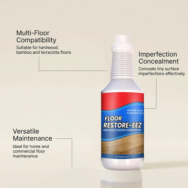 150ml Wood Floor Restorer & Polishing Solution | High-Shine Flooring Renewal Agent