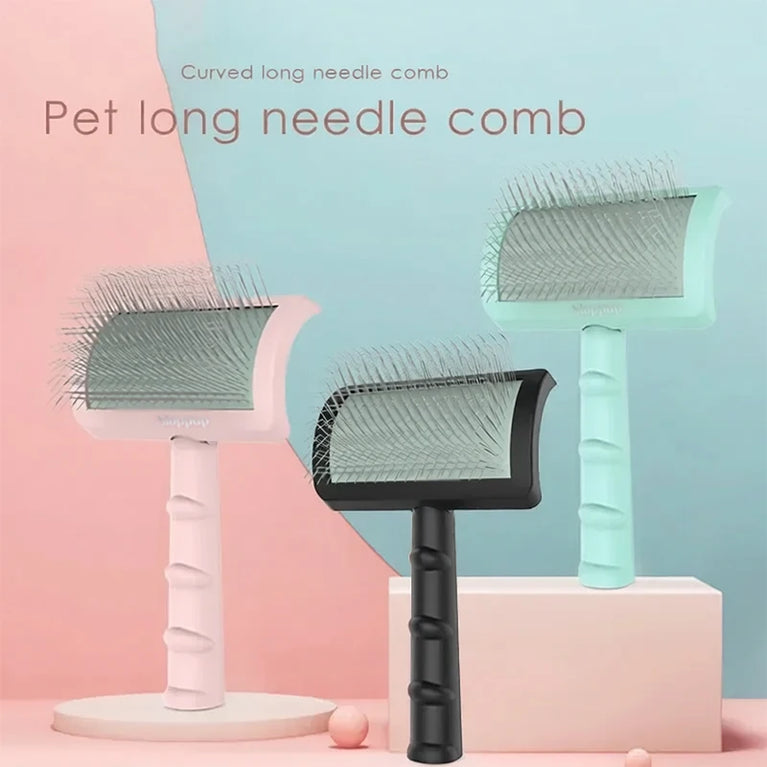 Dog Grooming Comb Shedding Hair Remove Needle Brush Slicker Massage Tool
