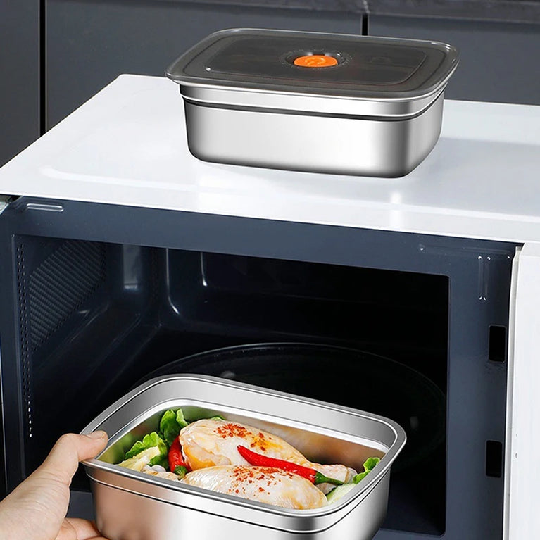304 Stainless Steel Leakproof Lunch Box Bento Container Storage Box