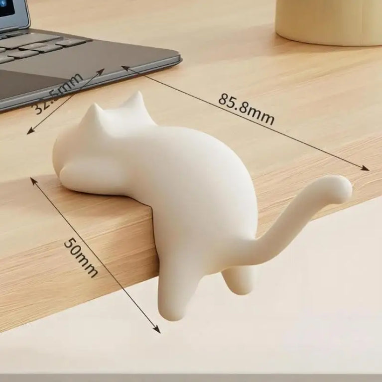 Cute Cat Bag Hook Portable Table Hanger Desk Organiser Holder Stand