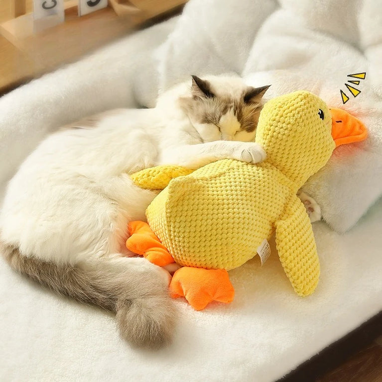 Duck Dog Toy Plush Chew Resistant Durable Dog Toy Quacking Sound