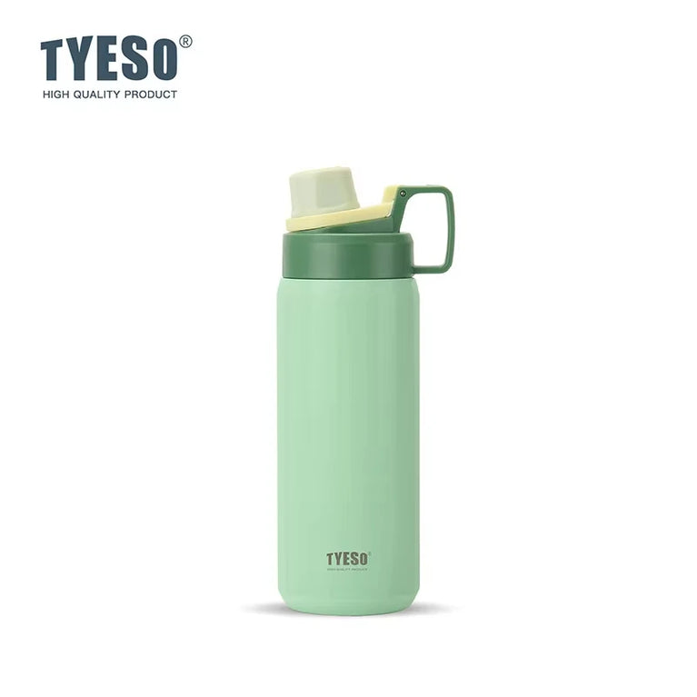 600ml Insulated Stainless Steel Water Bottle with Straw Flask
